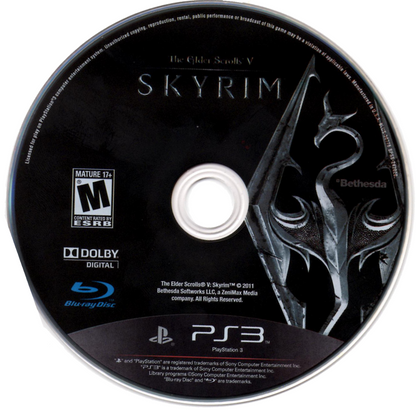 
The Elder Scrolls V: Skyrim | PlayStation 3 | physical media | Data by MobyGames.com