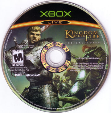 Kingdom Under Fire: The Crusaders | Xbox | physical media | region=North America | source-country=United States | zypher-v2 | moby-1eec37301a44 | Data by MobyGames.com