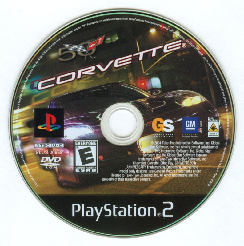 Corvette | PlayStation 2 | physical media | Region: North America | source-country=United States | Data by MobyGames.com