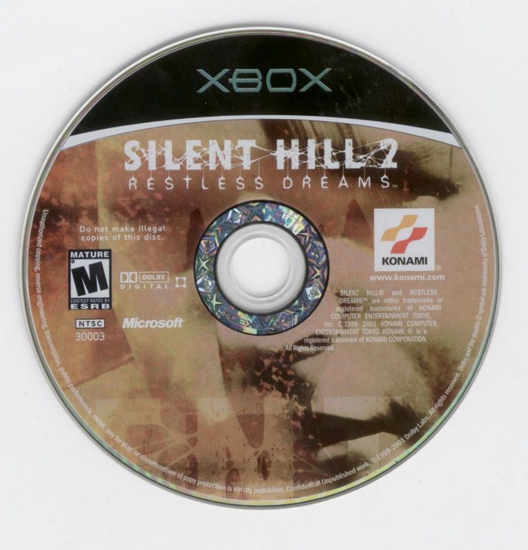 Silent Hill 2: Restless Dreams | Xbox | physical media | Region: North America | source-country=United States | Data by MobyGames.com