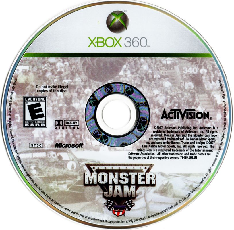 
Monster Jam | Xbox 360 | physical media | Region: North America | source-country=United States | Data by MobyGames.com