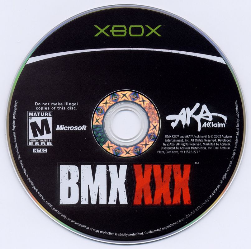 BMX XXX | Xbox | physical media | Data by MobyGames.com