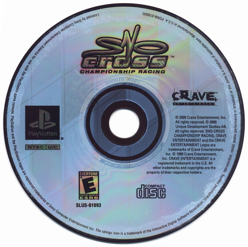 Sno-Cross Championship Racing | PlayStation | physical media | Data by MobyGames.com