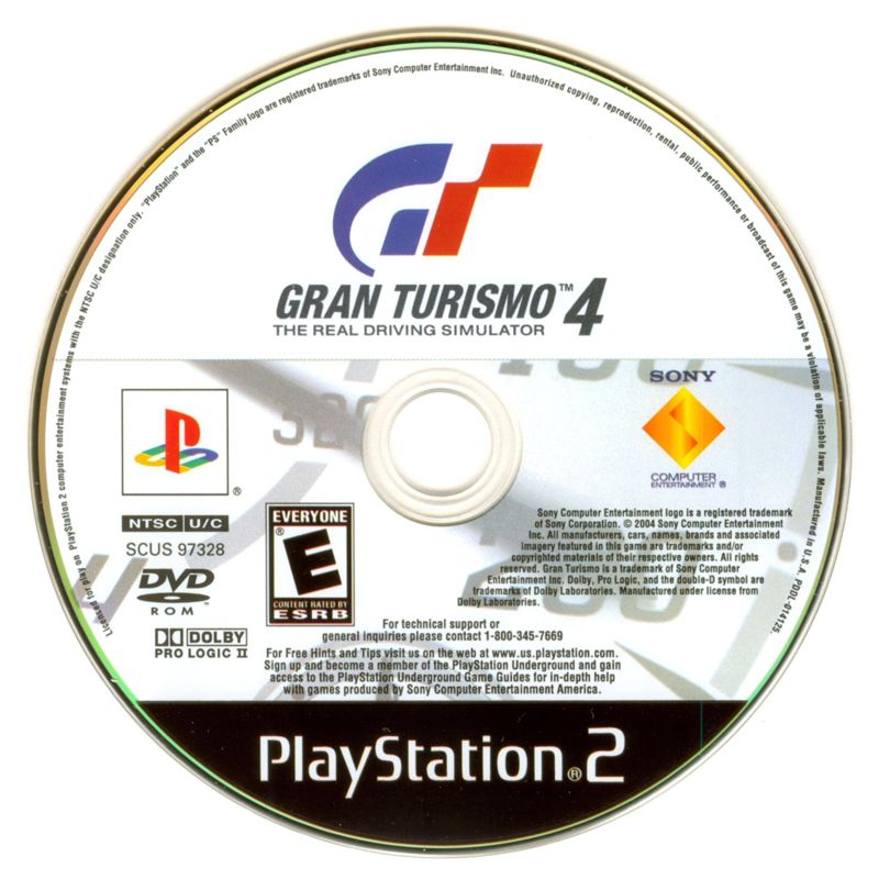 
Gran Turismo 4 | PlayStation 2 | physical media | Data by MobyGames.com