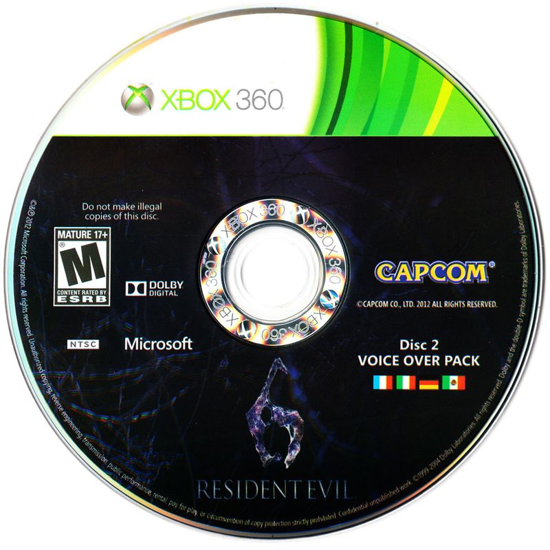 
Resident Evil 6 | Xbox 360 | physical media | Region: North America | source-country=Canada | Data by MobyGames.com