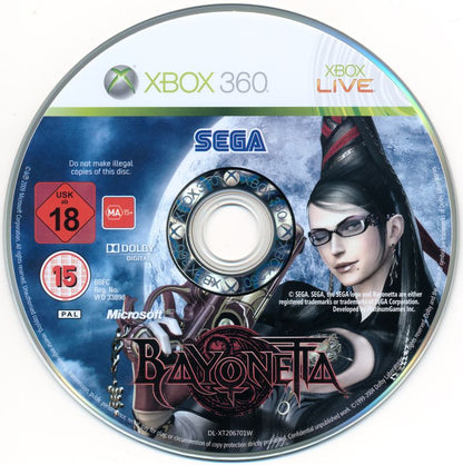 Bayonetta | Xbox 360 | physical media | region=PAL | source-country=United Kingdom | zypher-v2 | moby-875a1bec0cf0 | Data by MobyGames.com