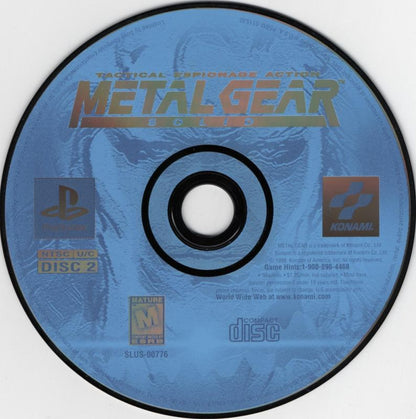 
Metal Gear Solid | PlayStation | game disc 2 of 2 | Region: North America | source-country=United States | Data by MobyGames.com