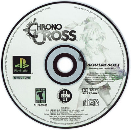 
Chrono Cross | PlayStation | game disc 2 of 2 | Region: North America | source-country=United States | Data by MobyGames.com