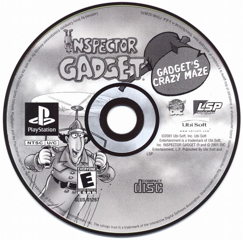Inspector Gadget: Gadget's Crazy Maze | PlayStation | physical media | Region: North America | source-country=United States | Data by MobyGames.com