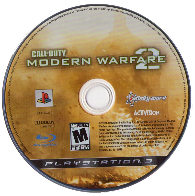 Call of Duty: Modern Warfare 2 | PlayStation 3 | physical media | region=North America | source-country=United States | zypher-v2 | moby-31b2444a41ee | Data by MobyGames.com