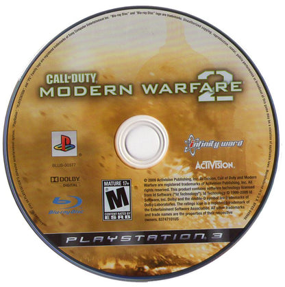 Call of Duty: Modern Warfare 2 | PlayStation 3 | physical media | region=North America | source-country=United States | zypher-v2 | moby-31b2444a41ee | Data by MobyGames.com