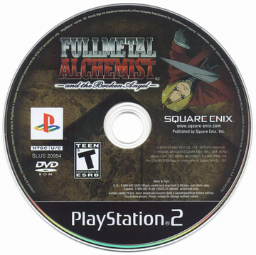 
Fullmetal Alchemist and the Broken Angel | PlayStation 2 | physical media | Region: North America | source-country=United States | Data by MobyGames.com