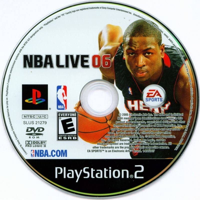 NBA Live 06 | PlayStation 2 | physical media | region=North America | source-country=United States | zypher-v2 | moby-ab48e25bc56e | Data by MobyGames.com
