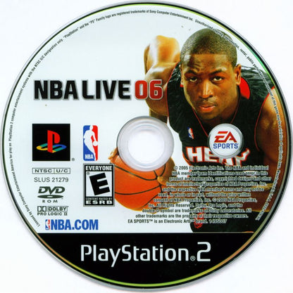 NBA Live 06 | PlayStation 2 | physical media | region=North America | source-country=United States | zypher-v2 | moby-ab48e25bc56e | Data by MobyGames.com