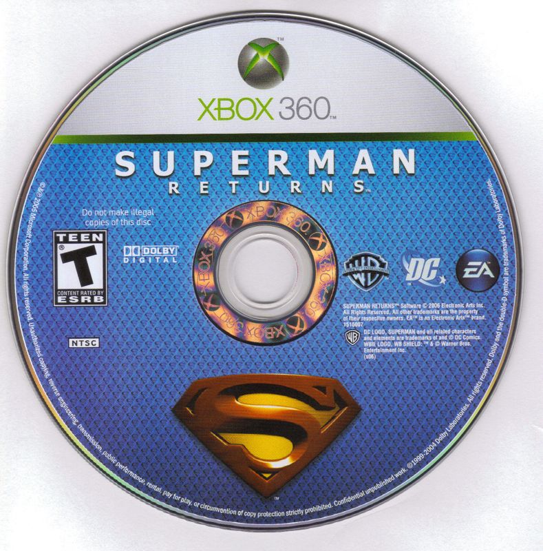 
Superman Returns | Xbox 360 | physical media | Data by MobyGames.com
