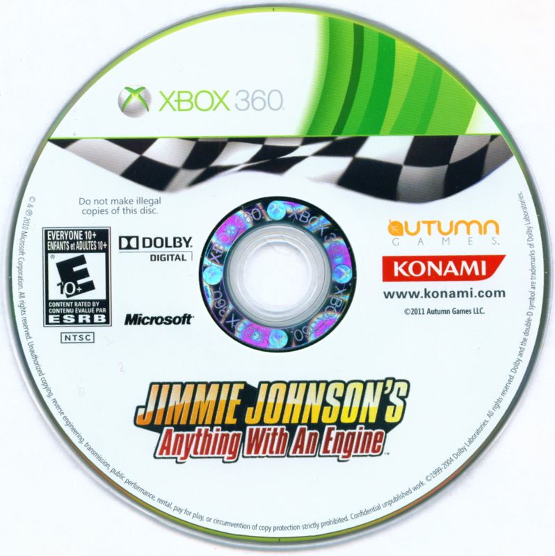 
Jimmie Johnson's Anything with an Engine | Xbox 360 | physical media | Data by MobyGames.com