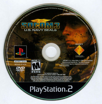 SOCOM 3: U.S. Navy SEALs | PlayStation 2 | physical media | region=North America | source-country=Canada,United States | zypher-v2 | moby-28b485c9554b | Data by MobyGames.com