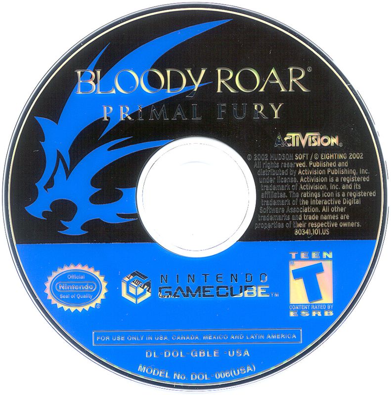 
Bloody Roar: Primal Fury | GameCube | physical media | Data by MobyGames.com