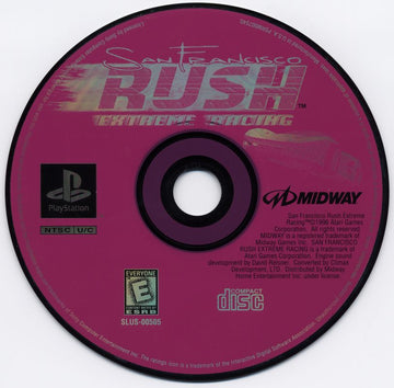 San Francisco Rush: Extreme Racing | PlayStation | physical media | region=North America | source-country=United States | zypher-v2 | moby-0388e4a14ef6 | Data by MobyGames.com