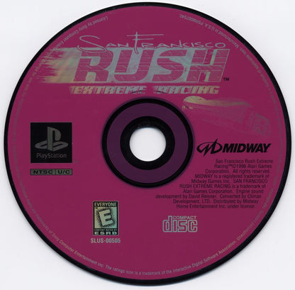 San Francisco Rush: Extreme Racing | PlayStation | physical media | region=North America | source-country=United States | zypher-v2 | moby-0388e4a14ef6 | Data by MobyGames.com
