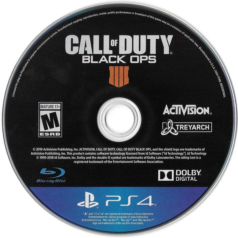Call of Duty: Black Ops IIII | PlayStation 4 | physical media | region=North America | source-country=United States | zypher-v2 | moby-5c6329a96505 | Data by MobyGames.com
