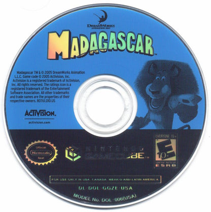 
Madagascar | GameCube | physical media | Data by MobyGames.com