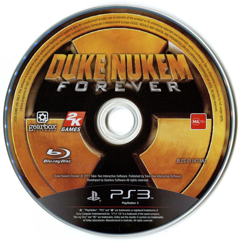 
Duke Nukem Forever | PlayStation 3 | physical media | Data by MobyGames.com