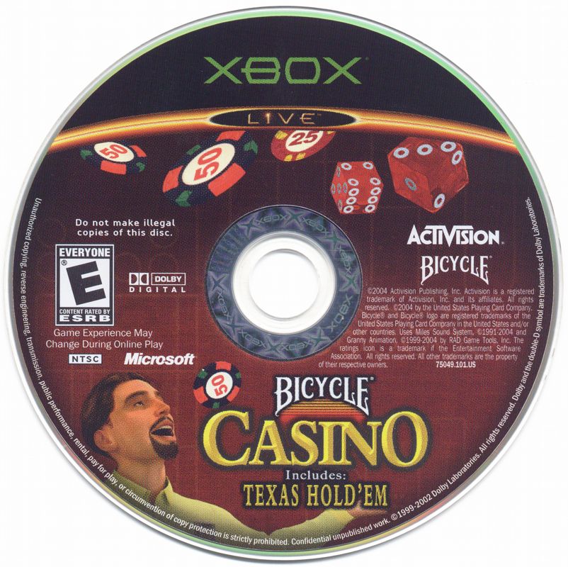 
Bicycle Casino | Xbox | physical media | Data by MobyGames.com