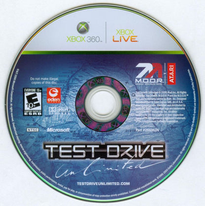 Test Drive Unlimited | Xbox 360 | physical media | region=North America | source-country=United States | zypher-v2 | moby-791573164f5b | Data by MobyGames.com
