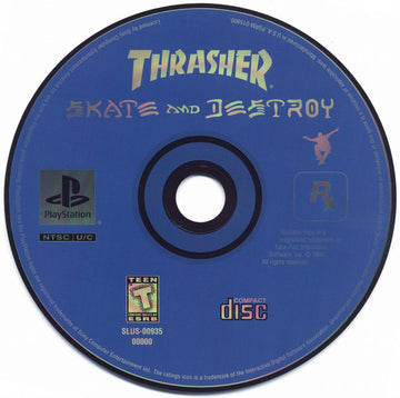 
Thrasher Presents: Skate and Destroy | PlayStation | physical media | Data by MobyGames.com