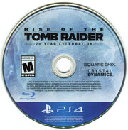 
Rise of the Tomb Raider: 20 Year Celebration | PlayStation 4 | physical media | Region: North America | source-country=United States | Data by MobyGames.com