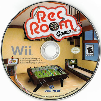 Rec Room Games | Wii | physical media | region=North America | source-country=United States | zypher-v2 | moby-afdf214d23fe | Data by MobyGames.com