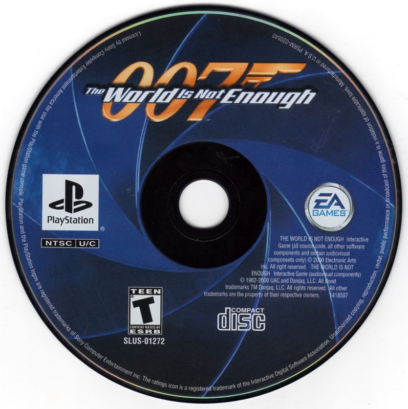 007: The World Is Not Enough | PlayStation | physical media | region=North America | source-country=United States | zypher-v2 | moby-1035dfcda6ab | Data by MobyGames.com