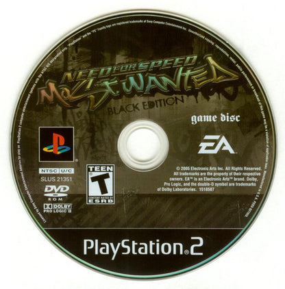 Need for Speed: Most Wanted (Black Edition) | PlayStation 2 | physical media | region=North America | source-country=Canada,United States | zypher-v2 | moby-efc0caf2a8a9 | Data by MobyGames.com
