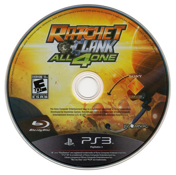 Ratchet & Clank: All 4 One | PlayStation 3 | physical media | region=North America | source-country=United States | zypher-v2 | moby-bc73ba57056d | Data by MobyGames.com