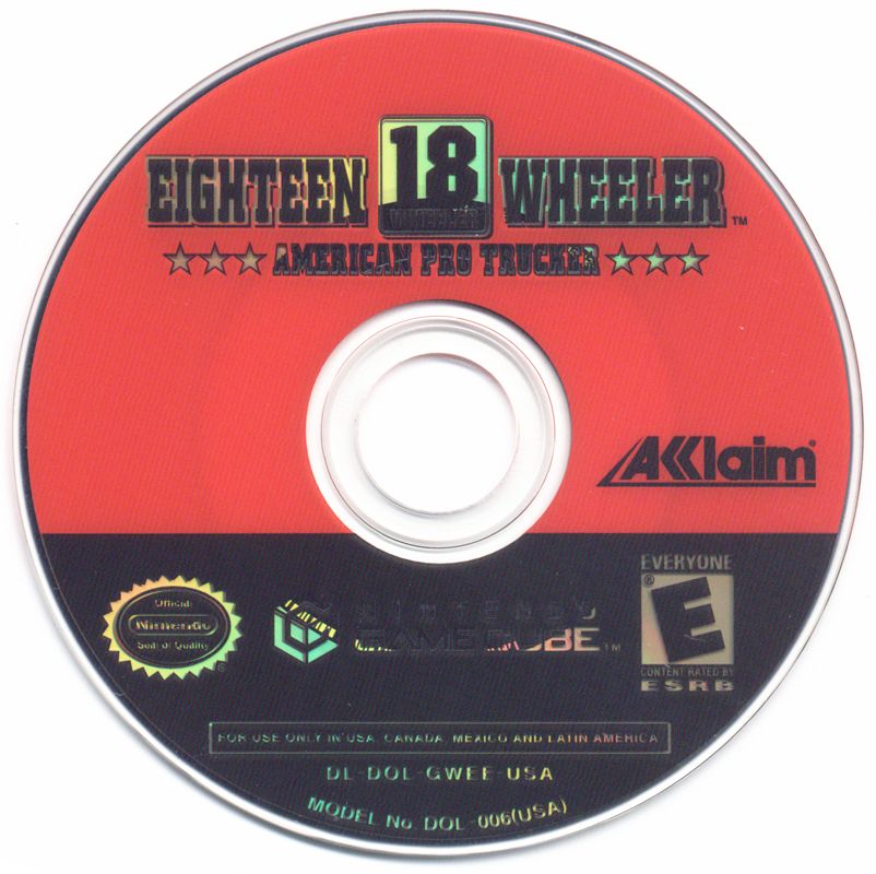 
Eighteen Wheeler: American Pro Trucker | GameCube | physical media | Data by MobyGames.com