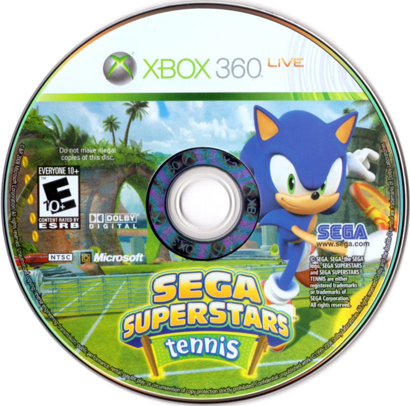 SEGA Superstars Tennis | Xbox 360 | physical media | region=North America | source-country=United States | zypher-v2 | moby-289a4701a011 | Data by MobyGames.com