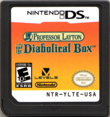 
Professor Layton and the Diabolical Box | Nintendo DS | physical media | Data by MobyGames.com
