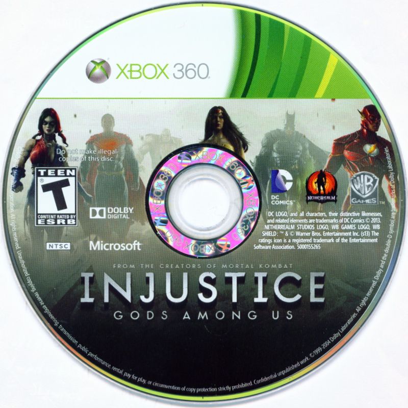 Injustice: Gods Among Us | Xbox 360 | physical media | region=North America | source-country=Canada,United States | zypher-v2 | moby-38aa11cb4a0d | Data by MobyGames.com