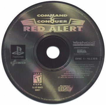 
Command & Conquer: Red Alert | PlayStation | physical media | Region: North America | source-country=United States | Data by MobyGames.com
