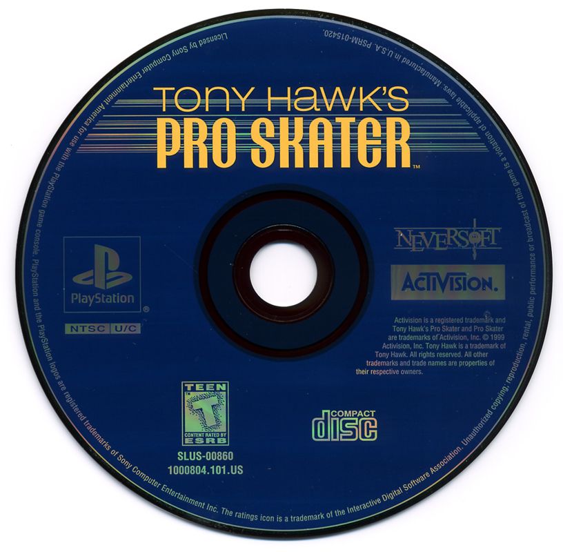 Tony Hawk's Pro Skater | PlayStation | physical media | region=North America | source-country=United States | zypher-v2 | moby-7573bc720405 | Data by MobyGames.com