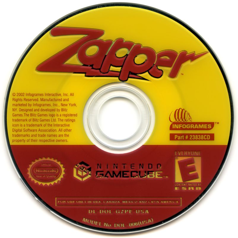 Zapper: One Wicked Cricket! | GameCube | physical media | Region: North America | source-country=Canada,United States | Data by MobyGames.com