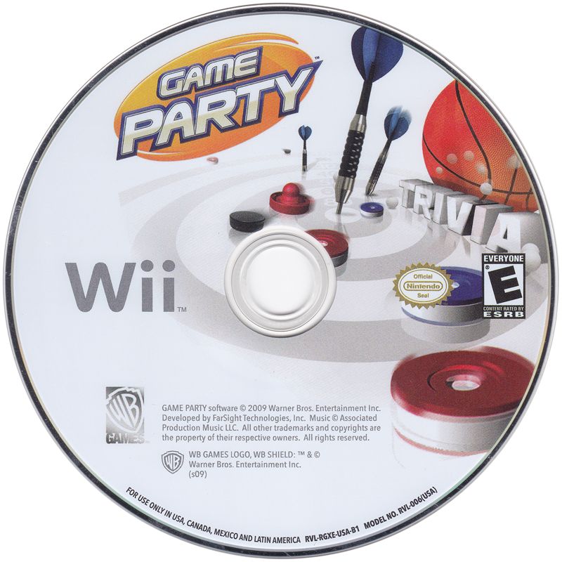
Game Party | Wii | physical media | Data by MobyGames.com