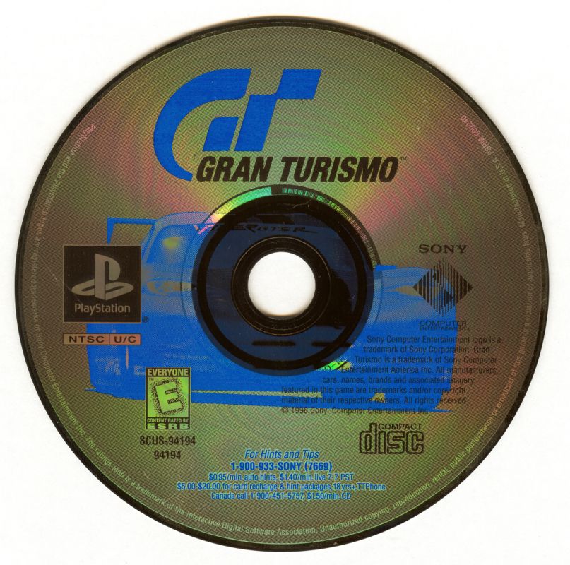 
Gran Turismo | PlayStation | physical media | Data by MobyGames.com