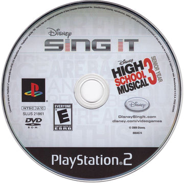 
Disney Sing It: High School Musical 3 - Senior Year | PlayStation 2 | physical media | Data by MobyGames.com