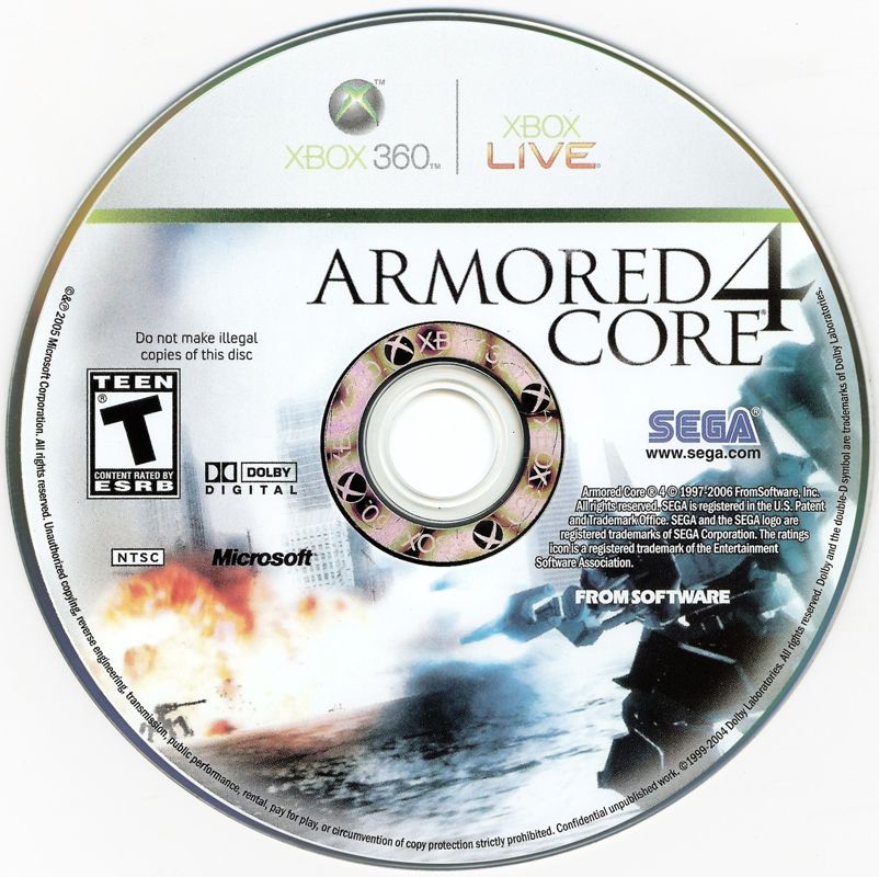 Armored Core 4 | Xbox 360 | physical media | region=North America | source-country=Canada,Mexico,Other,United States | zypher-v2 | moby-71edd8c4e6c6 | Data by MobyGames.com