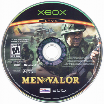 Men of Valor | Xbox | physical media | region=North America | source-country=United States | zypher-v2 | moby-cc5ccfed6482 | Data by MobyGames.com