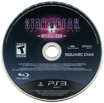 
Star Ocean: The Last Hope - International | PlayStation 3 | physical media | Data by MobyGames.com