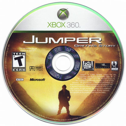 Jumper: Griffin's Story | Xbox 360 | physical media | region=North America | source-country=United States | zypher-v2 | moby-4c2133488531 | Data by MobyGames.com