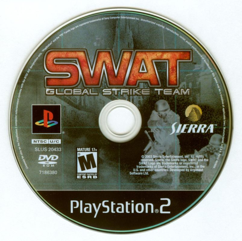 
SWAT: Global Strike Team | PlayStation 2 | physical media | Region: North America | source-country=Canada,United States | Data by MobyGames.com